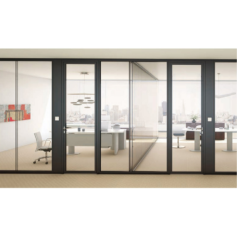 Stainless steel office partition