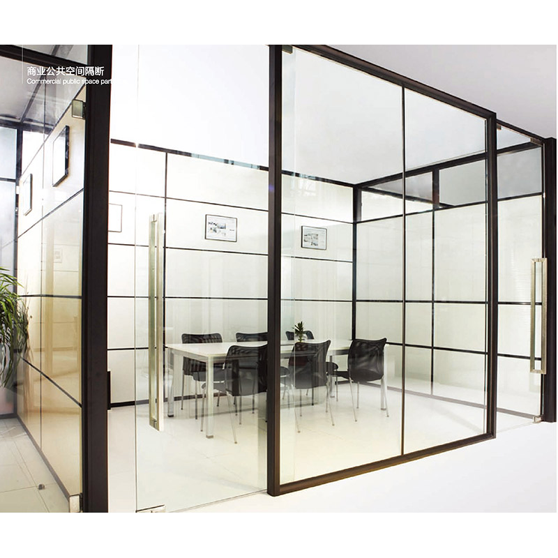 Stainless steel office partition
