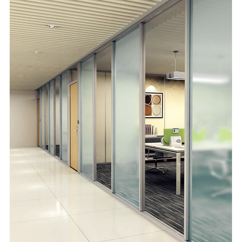 Stainless steel office partition