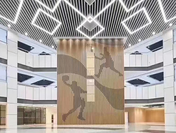 Stainless steel background wall