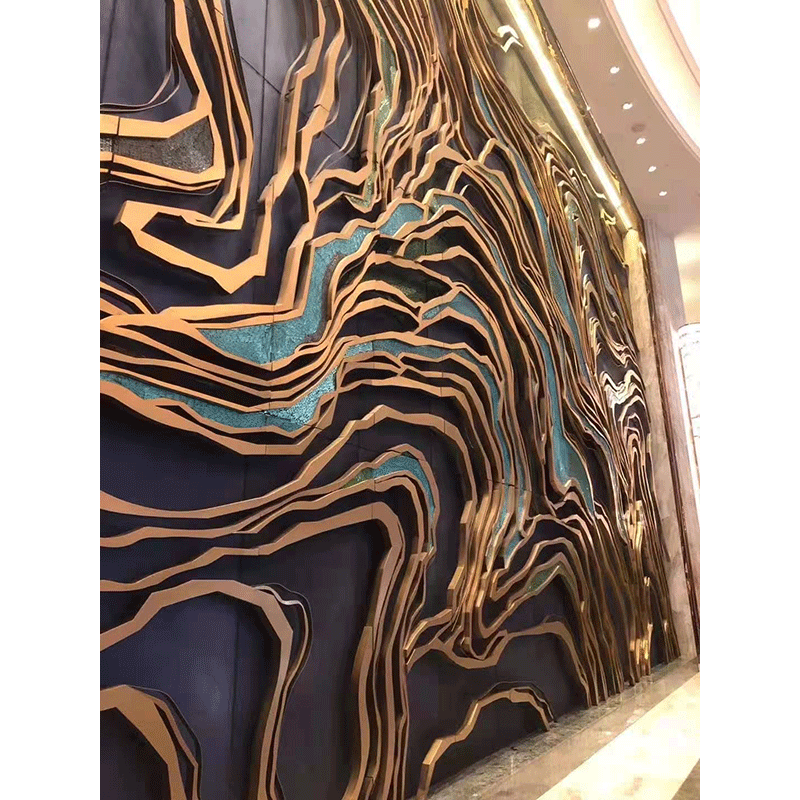 Stainless steel decorative system