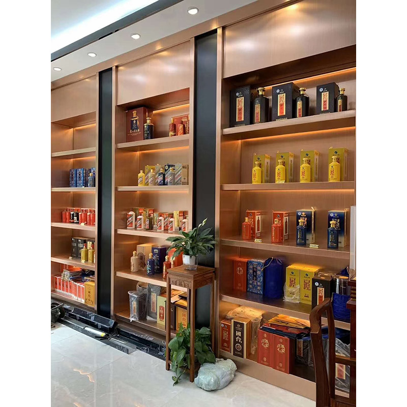 Stainless steel display cabinet